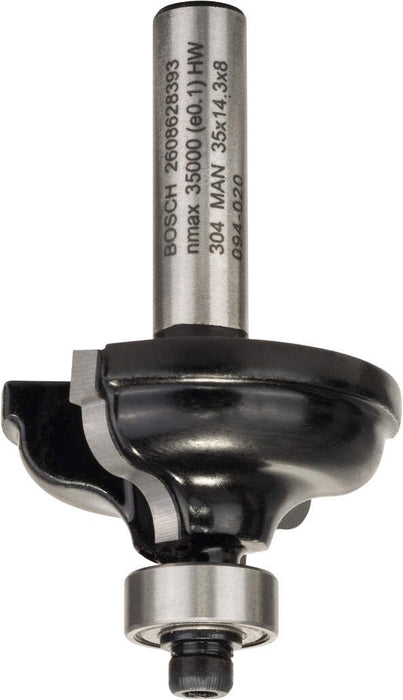 Bosch profilno glodalo A 8 mm, R1 4,8 mm, B 11 mm, L 14,3 mm, G 57 mm - 2608628393 Glodala BOSCH BOSCH-2608628393 Madras doo Beograd