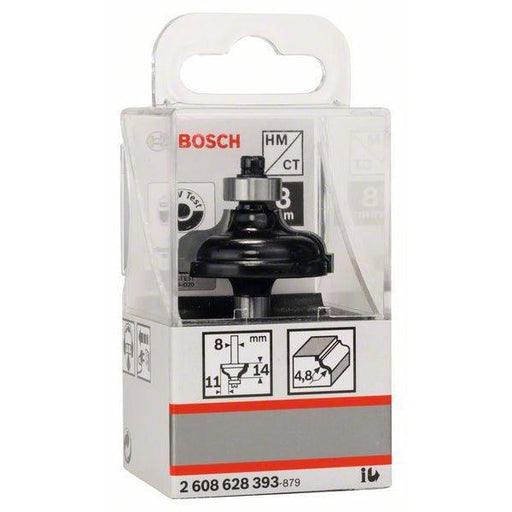 Bosch profilno glodalo A 8 mm, R1 4,8 mm, B 11 mm, L 14,3 mm, G 57 mm - 2608628393 Glodala BOSCH BOSCH-2608628393 Madras doo Beograd