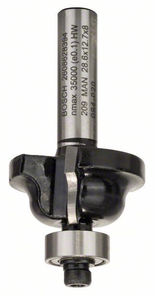 Bosch profilno glodalo B 8 mm, R1 4 mm, B 8 mm, L 12,4 mm, G 54 mm - 2608628394 Glodala BOSCH BOSCH-2608628394 Madras doo Beograd