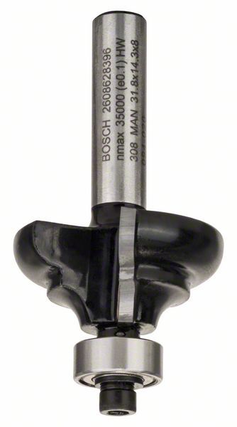 Bosch profilno glodalo C 8 mm, R1 4,8 mm, B 9,5 mm, L 14 mm, G 57 mm - 2608628396 Glodala BOSCH BOSCH-2608628396 Madras doo Beograd