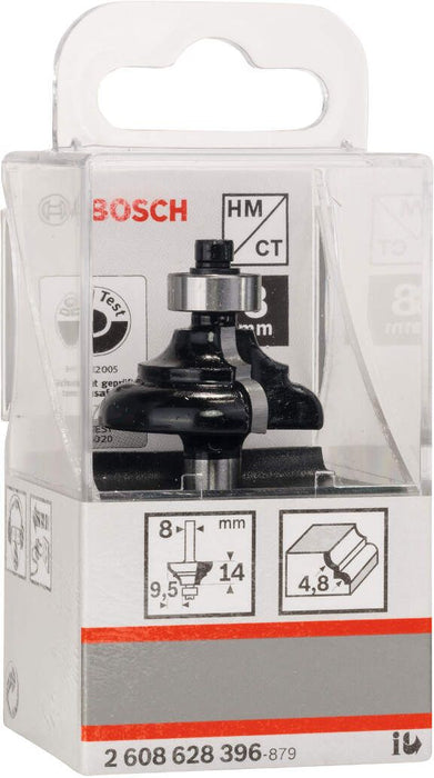 Bosch profilno glodalo C 8 mm, R1 4,8 mm, B 9,5 mm, L 14 mm, G 57 mm - 2608628396 Glodala BOSCH BOSCH-2608628396 Madras doo Beograd