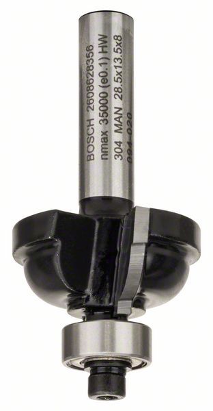 Bosch profilno glodalo F 8 mm, R1 6,3 mm, D 28,5 mm, L 13,2 mm, G 54 mm - 2608628356 Glodala BOSCH BOSCH-2608628356 Madras doo Beograd