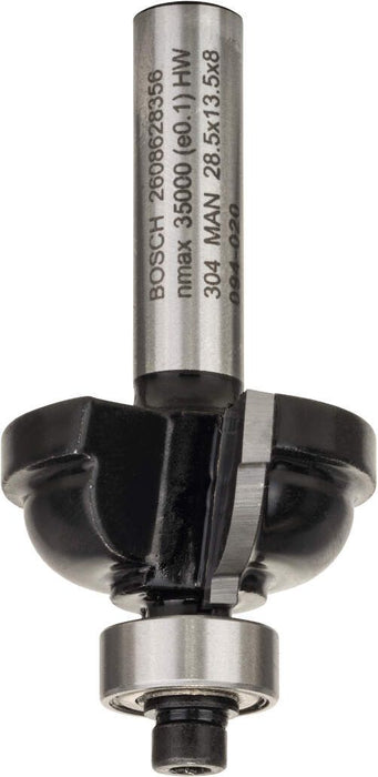 Bosch profilno glodalo F 8 mm, R1 6,3 mm, D 28,5 mm, L 13,2 mm, G 54 mm - 2608628356 Glodala BOSCH Madras doo Beograd