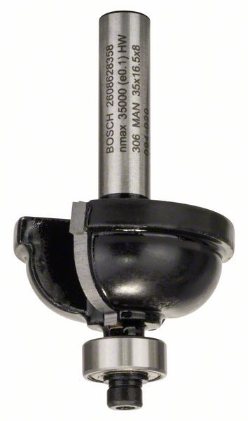 Bosch profilno glodalo F 8 mm, R1 9,5 mm, D 35 mm, L 16,2 mm, G 59 mm - 2608628358 Glodala BOSCH BOSCH-2608628358 Madras doo Beograd