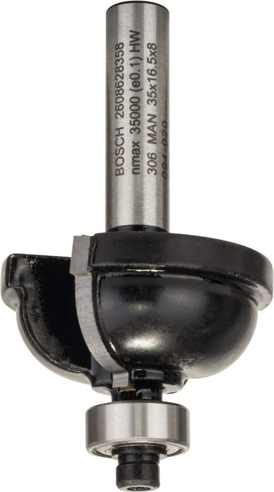 Bosch profilno glodalo F 8 mm, R1 9,5 mm, D 35 mm, L 16,2 mm, G 59 mm - 2608628358 Glodala BOSCH BOSCH-2608628358 Madras doo Beograd