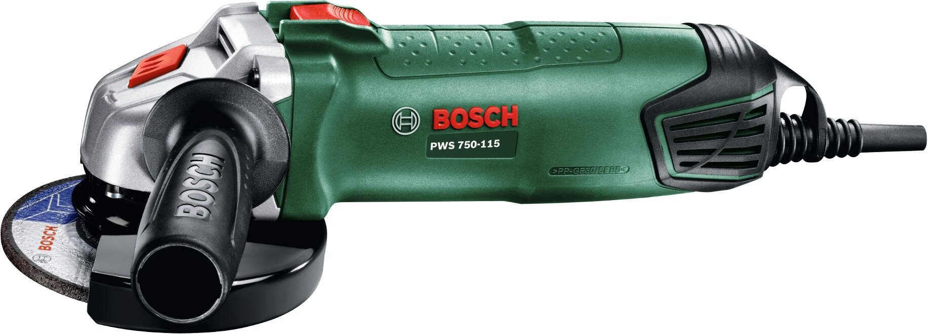 Bosch PWS 750-115 mala ugaona brusilica, 750W, 115mm (06033A240C) Mala ugaona brusilica BOSCH BOSCH-06033A240C Madras doo Beograd