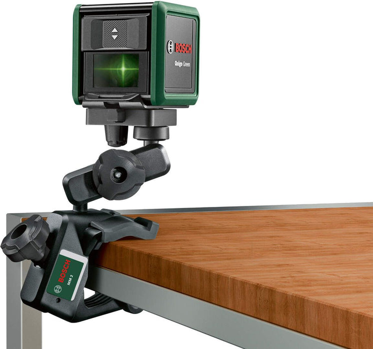 Bosch Quigo Green linijski laser za ukrštene linije sa zelenim zrakom (0603663C02) Linijski laser 360° BOSCH Madras doo Beograd