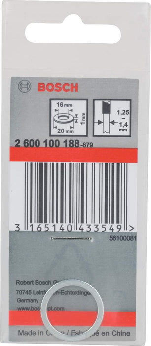 Bosch redukcioni prsten za listove kružne testere 20 x 16 x 1 mm - 2600100188 Redukcioni prsten BOSCH Madras doo Beograd