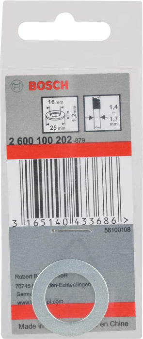 Bosch redukcioni prsten za listove kružne testere 25 x 16 x 1,2 mm - 2600100202 Redukcioni prsten BOSCH BOSCH-2600100202 Madras doo Beograd