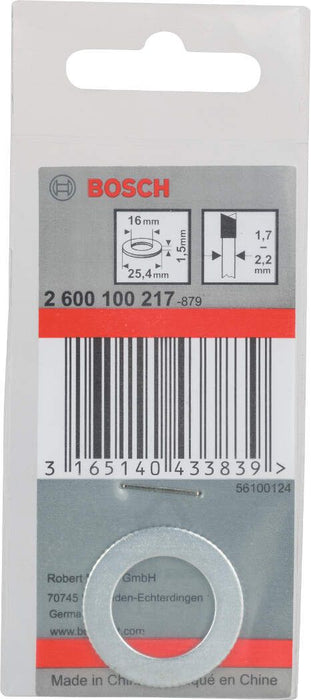 Bosch redukcioni prsten za listove kružne testere 25,4 x 16 x 1,5 mm - 2600100217 Redukcioni prsten BOSCH BOSCH-2600100217 Madras doo Beograd