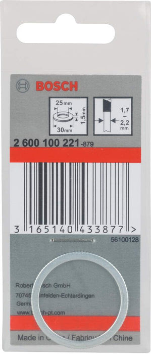 Bosch redukcioni prsten za listove kružne testere 30 x 25 x 1,5 mm - 2600100221 Redukcioni prsten BOSCH BOSCH-2600100221 Madras doo Beograd