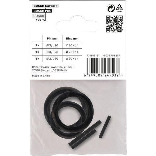 BOSCH Retaining Ring and Pin Set for PRO Impact Socket, 1/2", 6 delova - Deo pribora 1/2" Pin&Ring Set (2608003066) Power Tools BOSCH Madras doo Beograd
