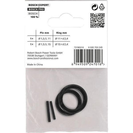 BOSCH Retaining Ring and Pin Set for PRO Impact Socket, 1/4", 4 dela - Deo pribora 1/4" Pin&Ring Set (2608003064) Power Tools BOSCH Madras doo Beograd