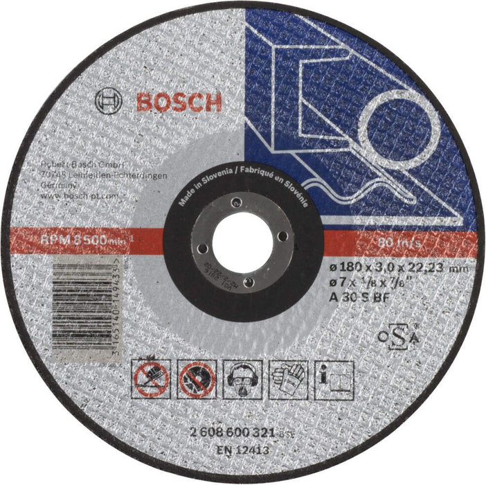 Bosch rezna ploča ravna Expert for Metal A 30 S BF, 180 mm, 3,0 mm - 2608600321 Pribor BOSCH BOSCH-2608600321 Madras doo Beograd