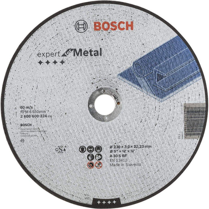 Bosch rezna ploča ravna Expert for Metal A 30 S BF, 230 mm, 3,0 mm - 2608600324 Pribor BOSCH BOSCH-2608600324 Madras doo Beograd