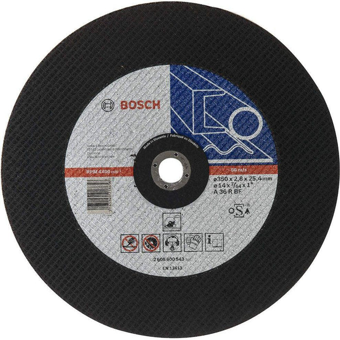 Bosch rezna ploča ravna Expert for Metal A 36 R BF, 355 mm, 25,40 mm, 2,8 mm - 2608600543 Pribor BOSCH BOSCH-2608600543 Madras doo Beograd