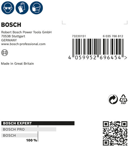 BOSCH Ručni brusni list EXPERT W480 Web 1/4, 115 mm x 140 mm, G120 - Brusni list ExW480 web,G120,2x (2608902381) Madras doo Beograd Madras doo Beograd