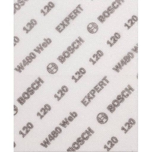 BOSCH Ručni brusni list EXPERT W480 Web 1/4, 115 mm x 140 mm, G120 - Brusni list ExW480 web,G120,2x (2608902381) Madras doo Beograd Madras doo Beograd