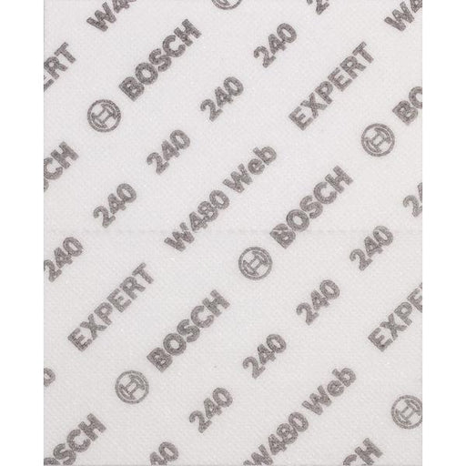 BOSCH Ručni brusni list EXPERT W480 Web 1/4, 115 mm x 140 mm, G240 - Brusni list ExW480 web,G240,2x (2608902383) Madras doo Beograd Madras doo Beograd