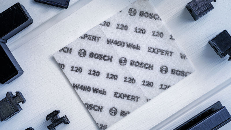 BOSCH Ručni brusni list EXPERT W480 Web 1/4, 115 mm x 140 mm, G320 - Brusni list ExW480 web,G320,10x (2608902388) Madras doo Beograd Madras doo Beograd