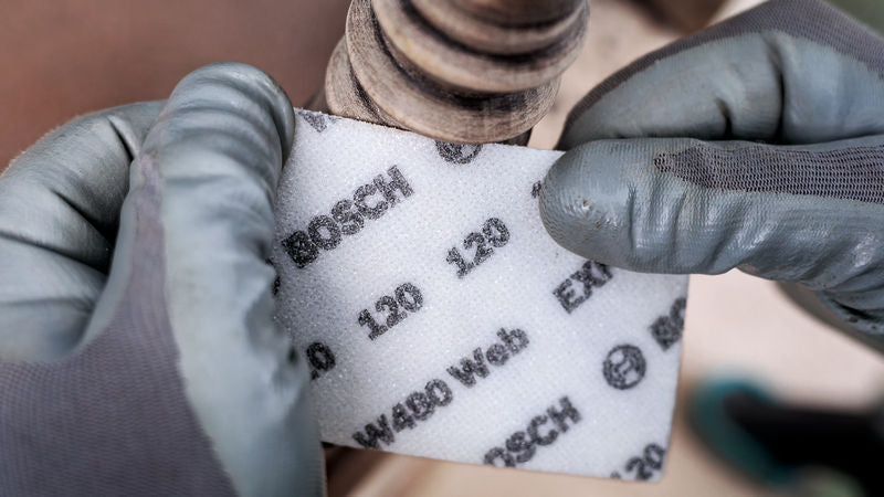 BOSCH Ručni brusni list EXPERT W480 Web 1/4, 115 mm x 140 mm, G320 - Brusni list ExW480 web,G320,10x (2608902388) Madras doo Beograd Madras doo Beograd