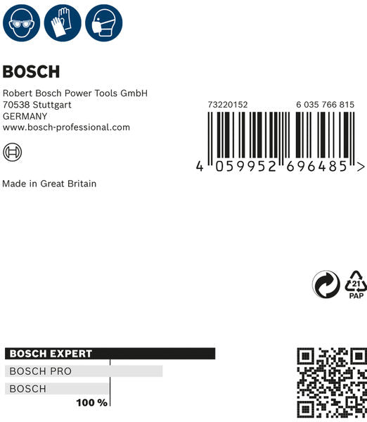BOSCH Ručni brusni list EXPERT W480 Web 1/4, 115 mm x 140 mm, G320 - Brusni list ExW480 web,G320,2x (2608902384) Madras doo Beograd Madras doo Beograd