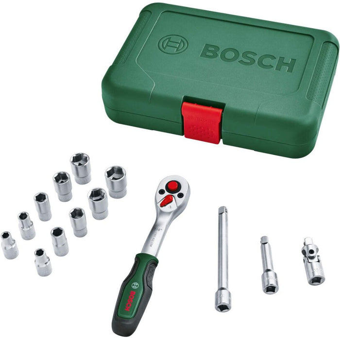 Bosch Set adaptera za nasadni ključ od 1/4 inča u koferu, 14 kom, 1600A02BY0 Set ručnog alata BOSCH Madras doo Beograd