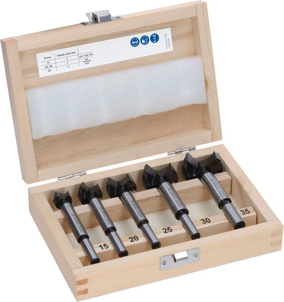 BOSCH Set EXPERT Laminated Wood Hinge Cutting burgija, 15; 20; 25; 30; 35×60×90 mm, 5 kom. - Burgija za plastiku EXPERT Lam Wood Set (2608901844) Madras doo Beograd Madras doo Beograd