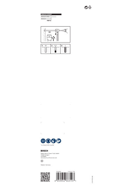 BOSCH Set EXPERT SDS Clean max-8X burgija za udarne bušilice 22×400×650 - EXPERT SDS Clean max-8X set 22x400 mm (2608901787) Madras doo Beograd Madras doo Beograd