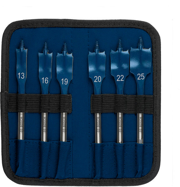 BOSCH Set EXPERT Self Cut Speed pljosnatih burgija od 13/16/19/20/22/25, 6 delova - Burgija glodalica 6Pc Spade Set (2608902109) Madras doo Beograd Madras doo Beograd
