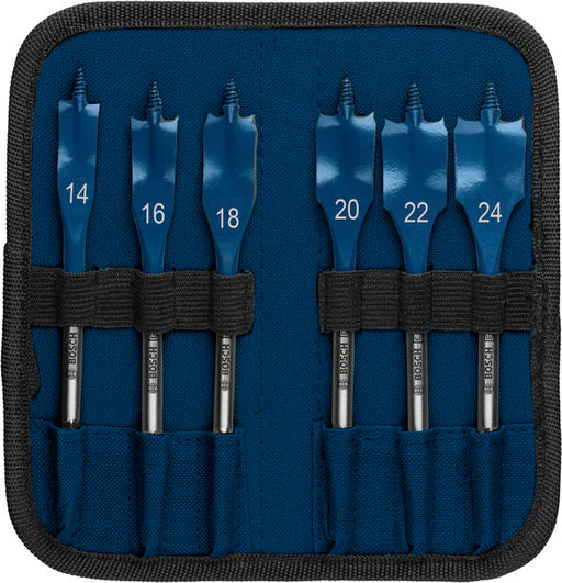 BOSCH Set EXPERT Self Cut Speed pljosnatih burgija od 14/16/18/20/22/24, 6 delova - Burgija glodalica 6Pc Spade Set (2608902108) Madras doo Beograd Madras doo Beograd