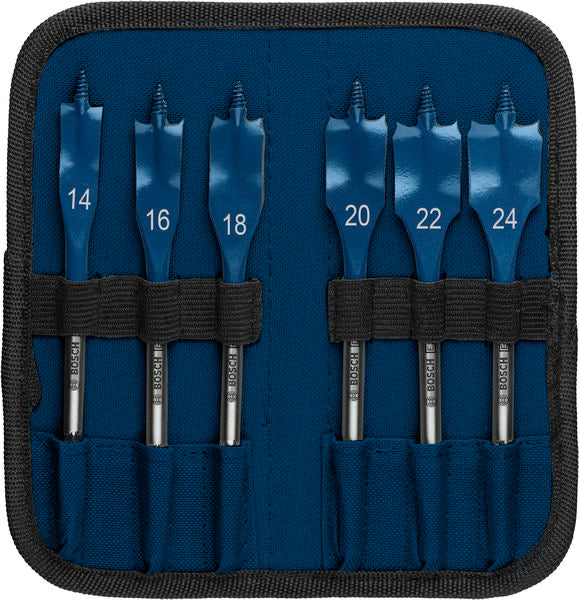 BOSCH Set EXPERT Self Cut Speed pljosnatih burgija od 14/16/18/20/22/24, 6 delova - Burgija glodalica 6Pc Spade Set (2608902108) Madras doo Beograd Madras doo Beograd