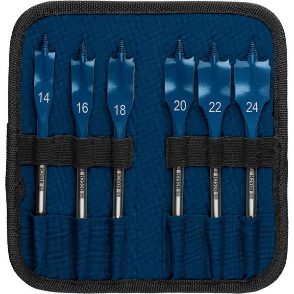 BOSCH Set EXPERT Self Cut Speed pljosnatih burgija od 14/16/18/20/22/24, 6 delova - Burgija glodalica 6Pc Spade Set (2608902108) Madras doo Beograd Madras doo Beograd