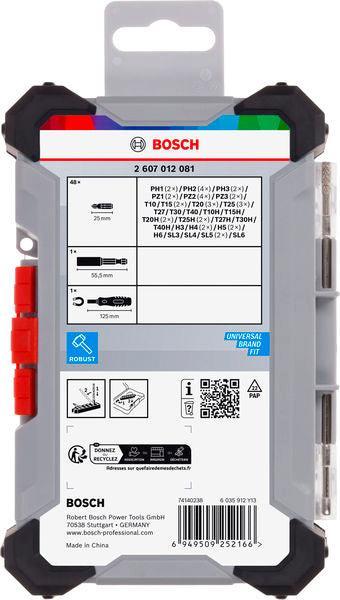 BOSCH Set Extra Hard nastavaka za odvrtač, displej, 6×50 kom. - Komplet umetaka uvrtača 50pc ExH Set/dis (2607012081) Power Tools BOSCH Madras doo Beograd
