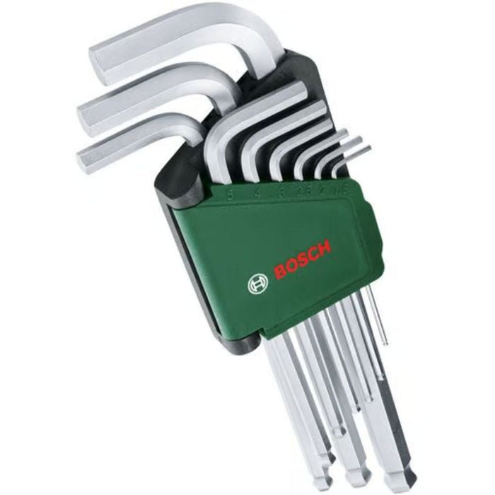 Bosch Set inbus ključeva sa šestougaonom glavom, 1,5 – 10 mm, 9 kom, 1600A02BX9 Set ručnog alata BOSCH Madras doo Beograd