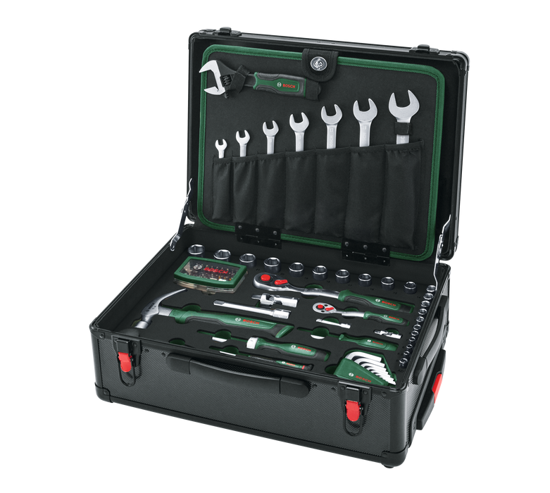 BOSCH Set kofer za alat sa točkićima sa 119 komada pribora - (1600A02ZB4) Madras doo Beograd Madras doo Beograd