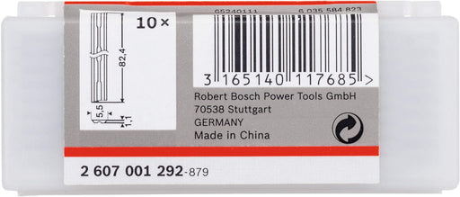 Bosch set nož za rende 82mm, 10 komada, ravni, tvrdi metal - vidija, 40° - 2607001292 Pribor BOSCH BOSCH-2607001292 Madras doo Beograd