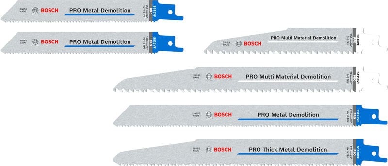BOSCH Set PRO Demolition listova testere, 6 kom. - Set listova testere RBP 6PC SET 'Demolit (2607011820) Power Tools BOSCH Madras doo Beograd