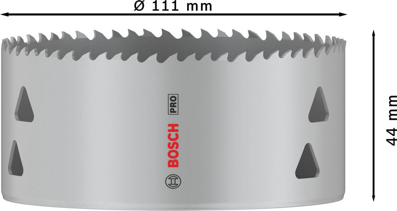 BOSCH Set PRO Multi Material testera za otvore, 111 mm, sa navojem - Testera za otvore T MM B 111mm (2608901537) Madras doo Beograd Madras doo Beograd