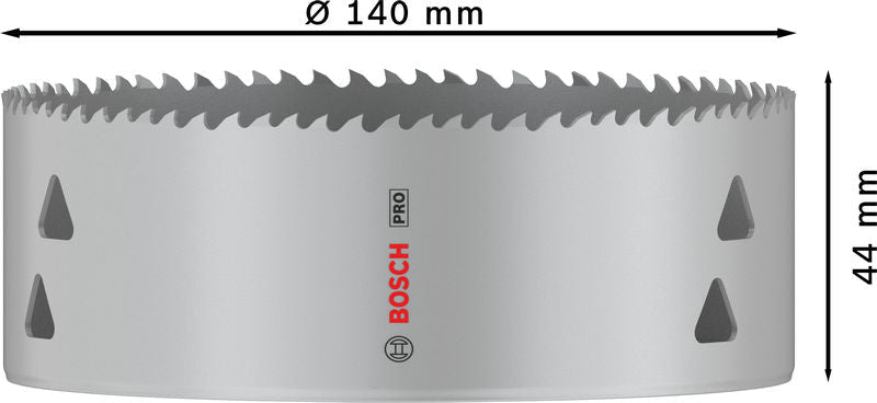 BOSCH Set PRO Multi Material testera za otvore, 140 mm, sa navojem - Testera za otvore T MM B 140mm (2608901542) Madras doo Beograd Madras doo Beograd