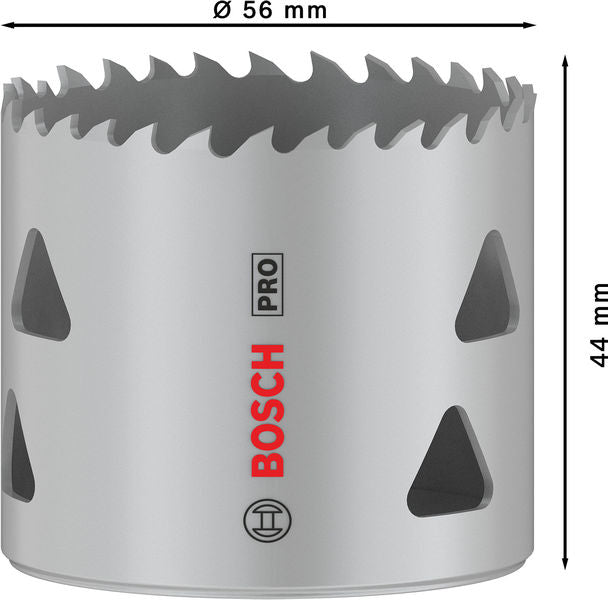 BOSCH Set PRO Multi Material testera za otvore, 56 mm, sa navojem - Testera za otvore T MM B 56mm (2608901516) Madras doo Beograd Madras doo Beograd