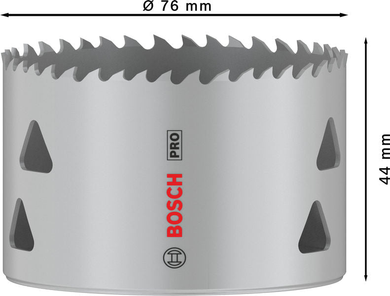 BOSCH Set PRO Multi Material testera za otvore, 76 mm, sa navojem - Testera za otvore T MM B 76mm (2608901526) Madras doo Beograd Madras doo Beograd