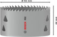 BOSCH Set PRO Multi Material testera za otvore, 92 mm, sa navojem - Testera za otvore T MM B 92mm (2608901531) Madras doo Beograd Madras doo Beograd
