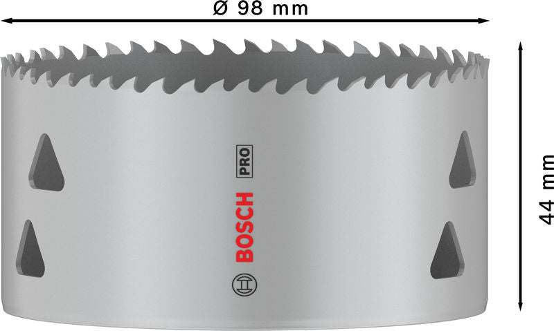 BOSCH Set PRO Multi Material testera za otvore, 98 mm, sa navojem - Testera za otvore T MM B 98mm (2608901533) Madras doo Beograd Madras doo Beograd