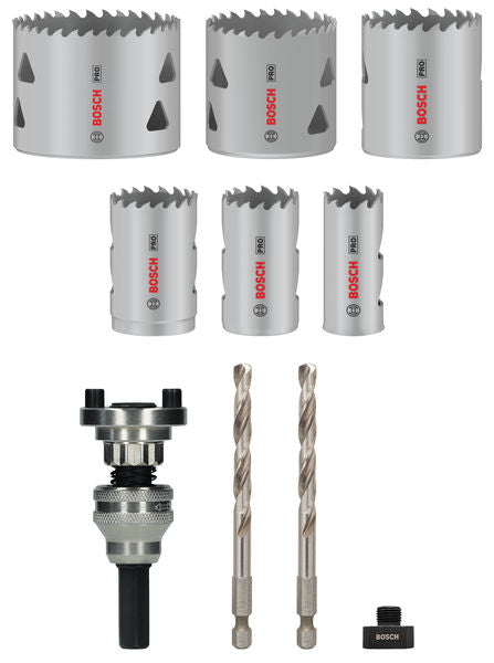 BOSCH Set PRO Multi Material testera za otvore sa Q-Lock steznom glavom, 10 kom. - Komplet testera za otvore T MM B 10P Set (2608901550) Madras doo Beograd Madras doo Beograd