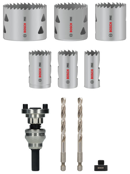 BOSCH Set PRO Multi Material testera za otvore sa Q-Lock steznom glavom, 10 kom. - Komplet testera za otvore T MM B 10P Set (2608901551) Madras doo Beograd Madras doo Beograd