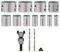BOSCH Set PRO Multi Material testera za otvore sa Q-Lock steznom glavom, 15 kom. - Komplet testera za otvore T MM B 15P Set (2608901549) Madras doo Beograd Madras doo Beograd