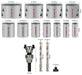 BOSCH Set PRO Multi Material testera za otvore sa Q-Lock steznom glavom, 15 kom. - Komplet testera za otvore T MM B 15P Set (2608901549) Madras doo Beograd Madras doo Beograd