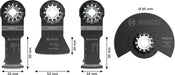BOSCH Set za podne obloge i postavljanje, 4 kom. - Komplet pribora BMX- 4ER SET OMT F&F (2608669089) Madras doo Beograd Madras doo Beograd