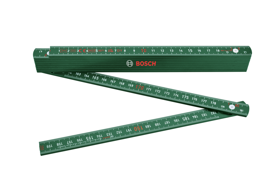 BOSCH Sklopivi lenjir 2 m - Merna letva sa colovima Folding Ruler 2m (1600A032V3) Madras doo Beograd Madras doo Beograd